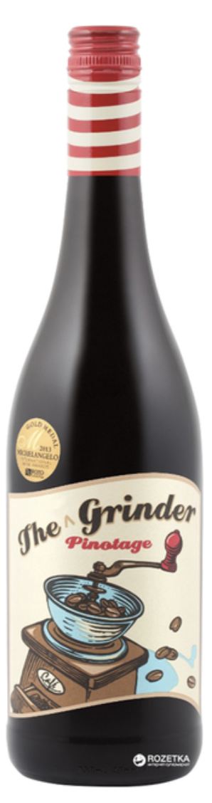 Вино The Grinde Пінотаж сух/чер 0,75л Афр 14%